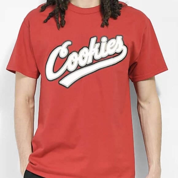 Cookies SF Red Graphic T-Shirt “Puttin in Work” Unisex Size Large Streetwear Y2K - Picture 1 of 9
